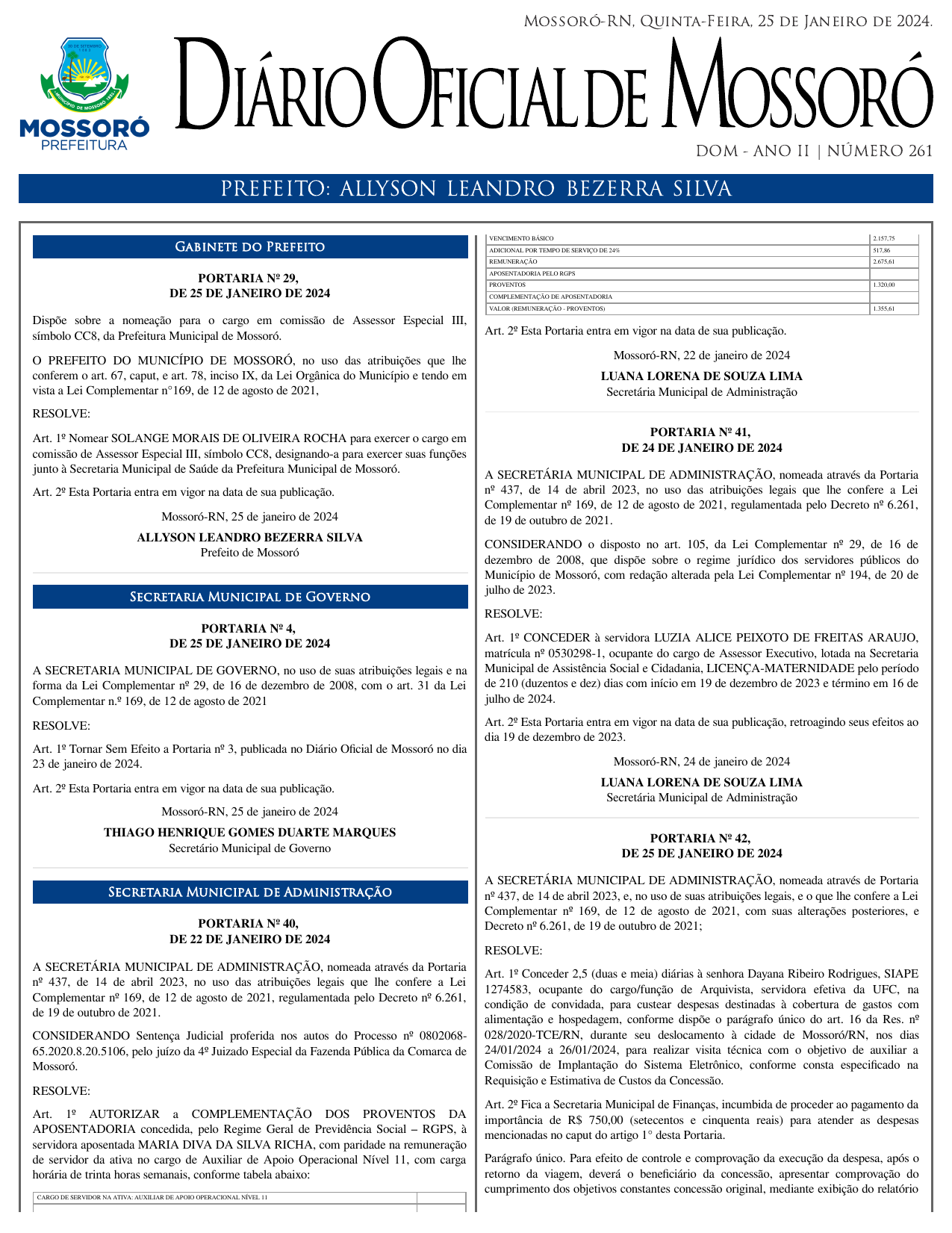 DOM Nº 261