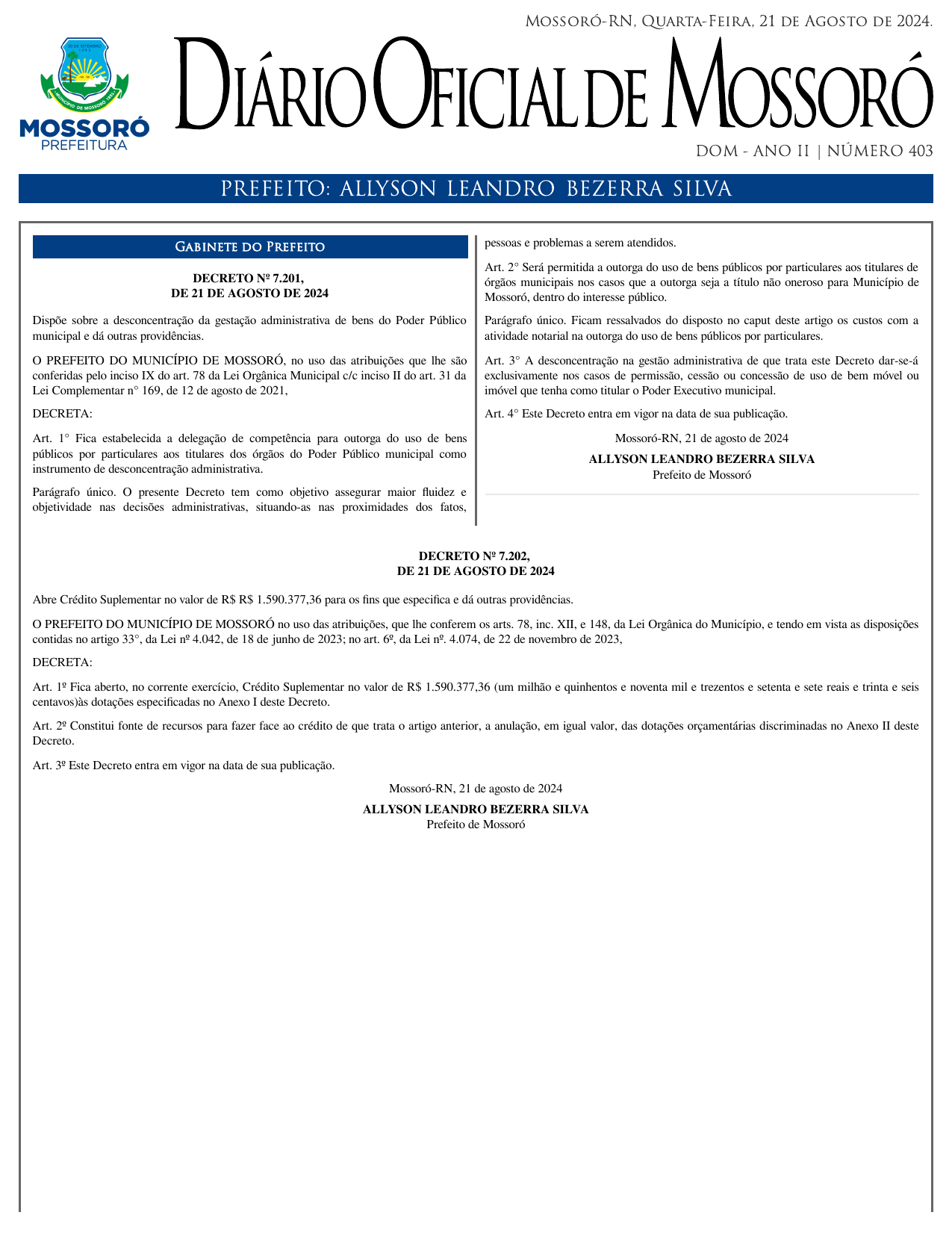 DOM Nº 403