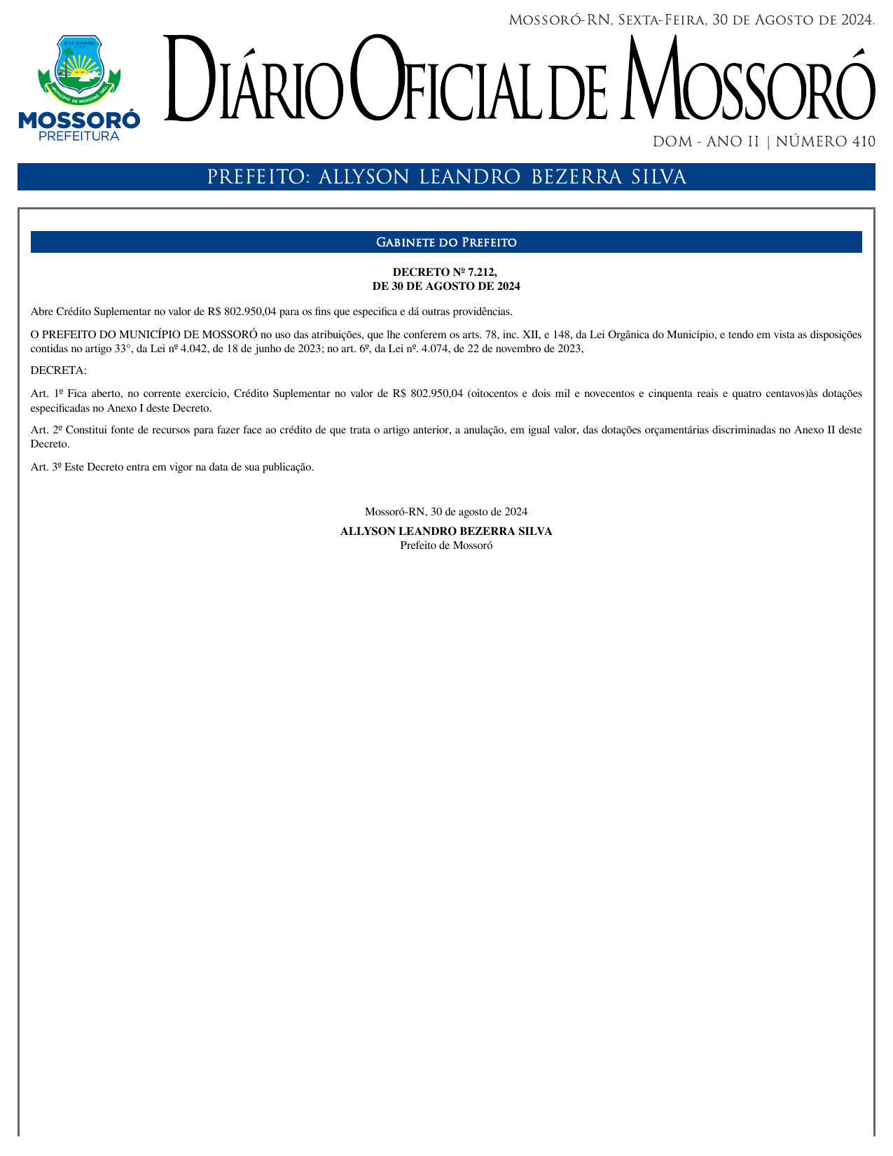 DOM Nº 410