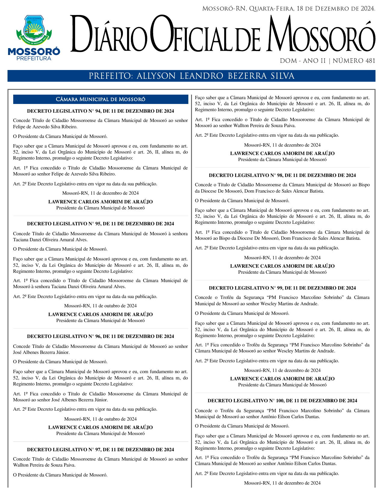DOM Nº 481