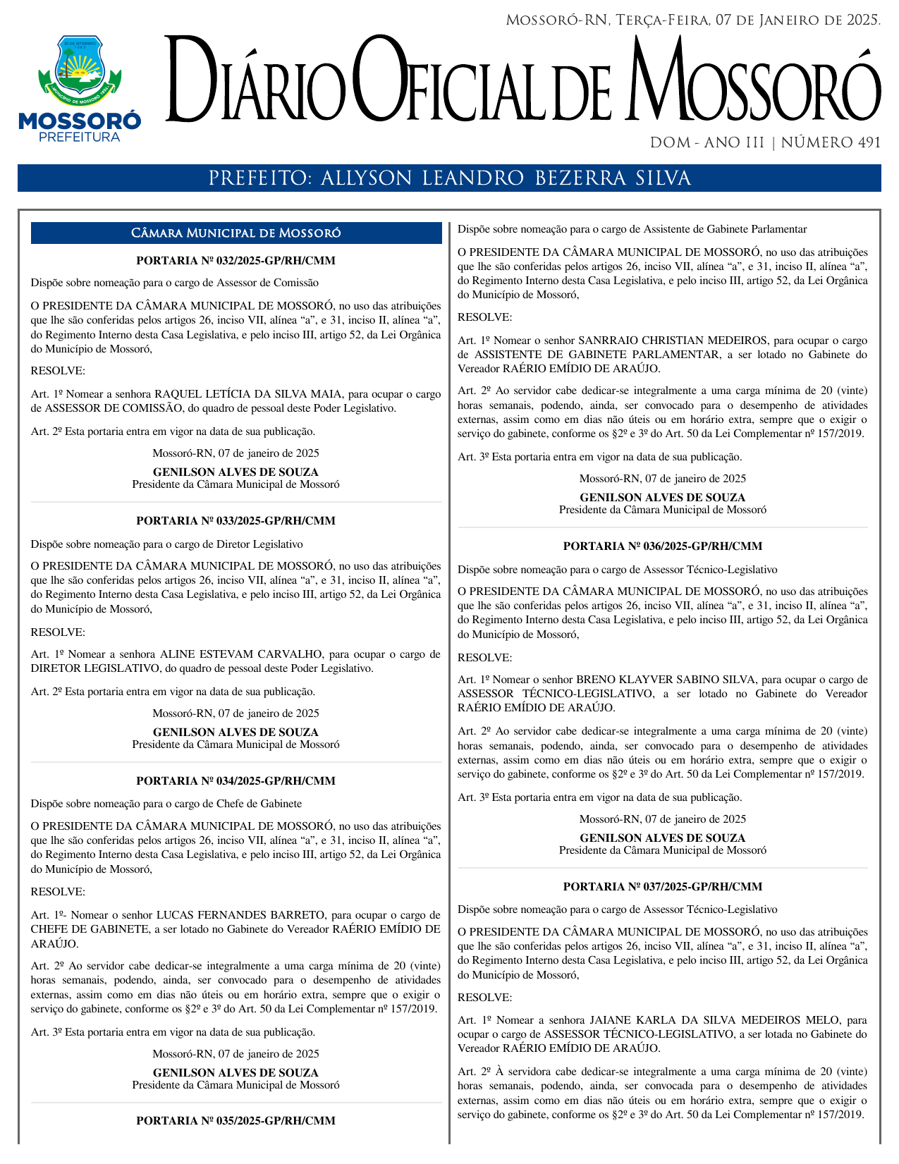 DOM Nº 491