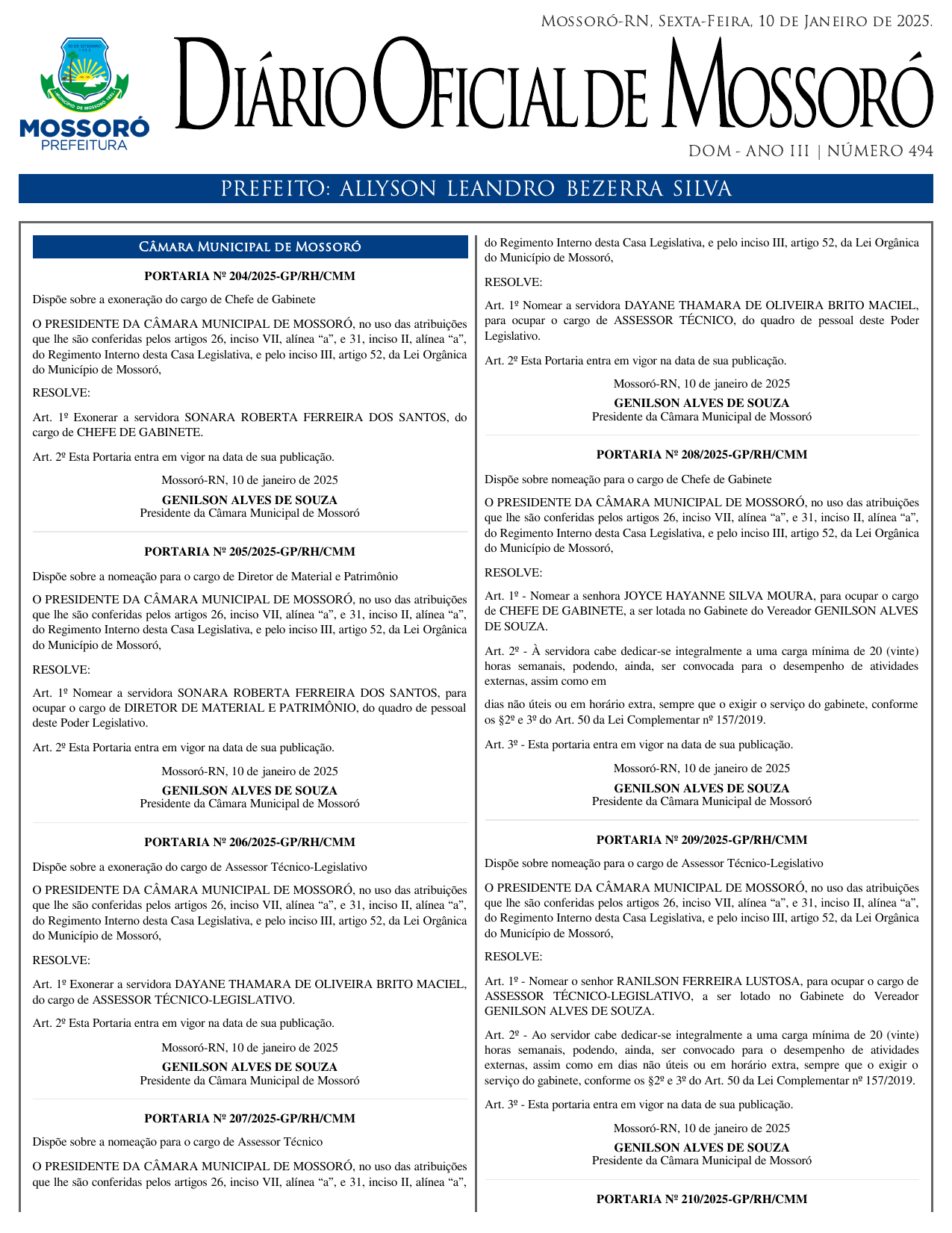 DOM Nº 494