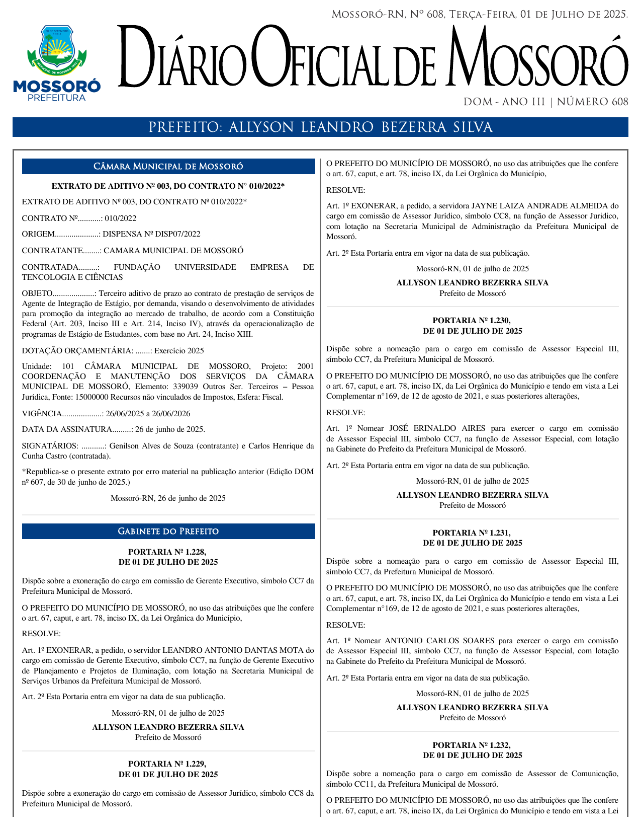 DOM Nº 608