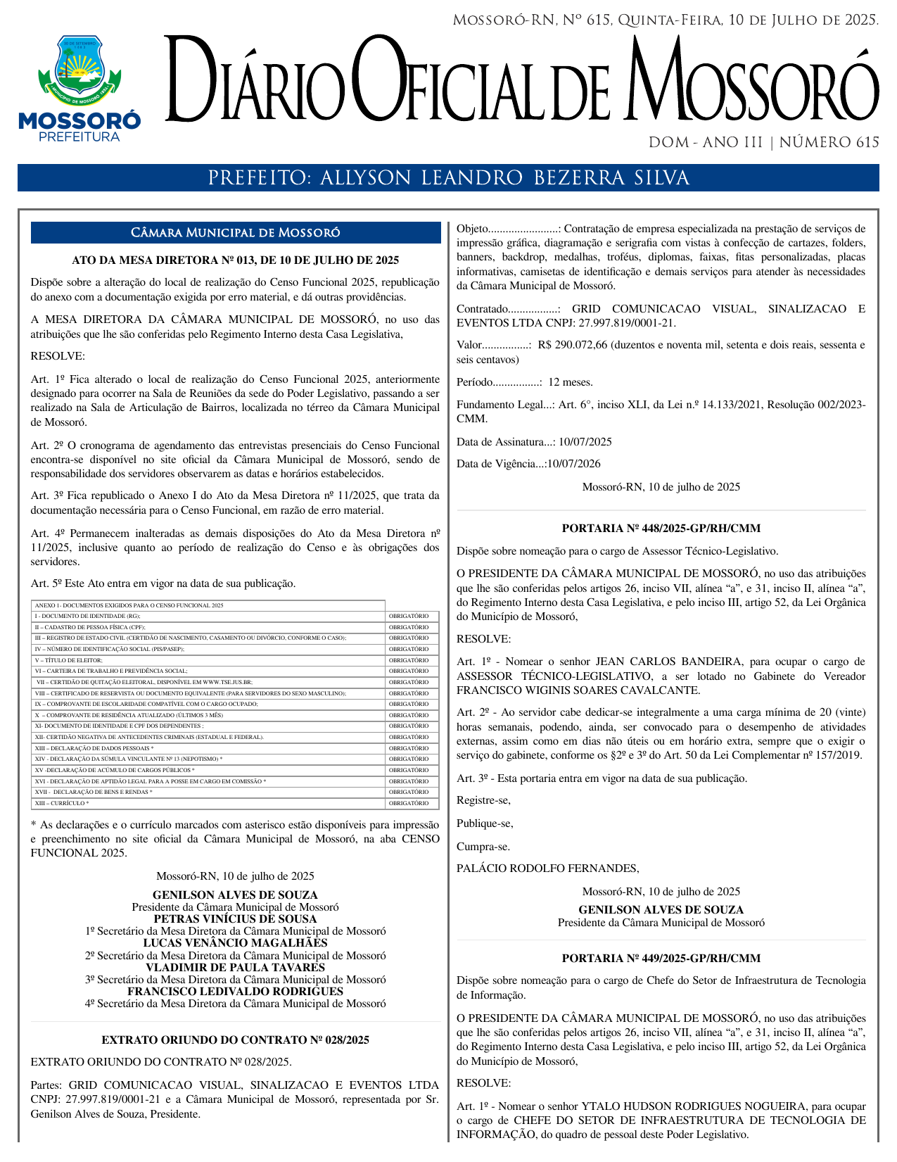 DOM Nº 615