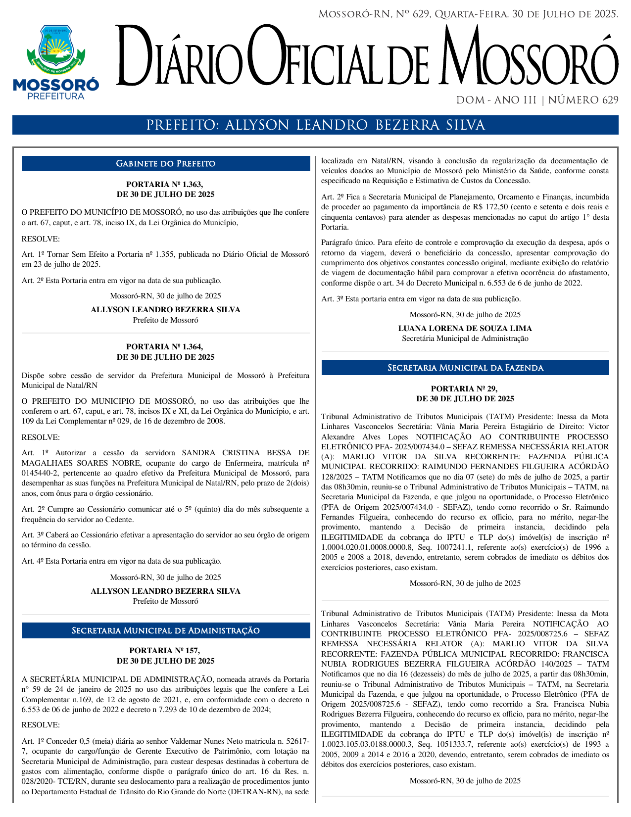 DOM Nº 629