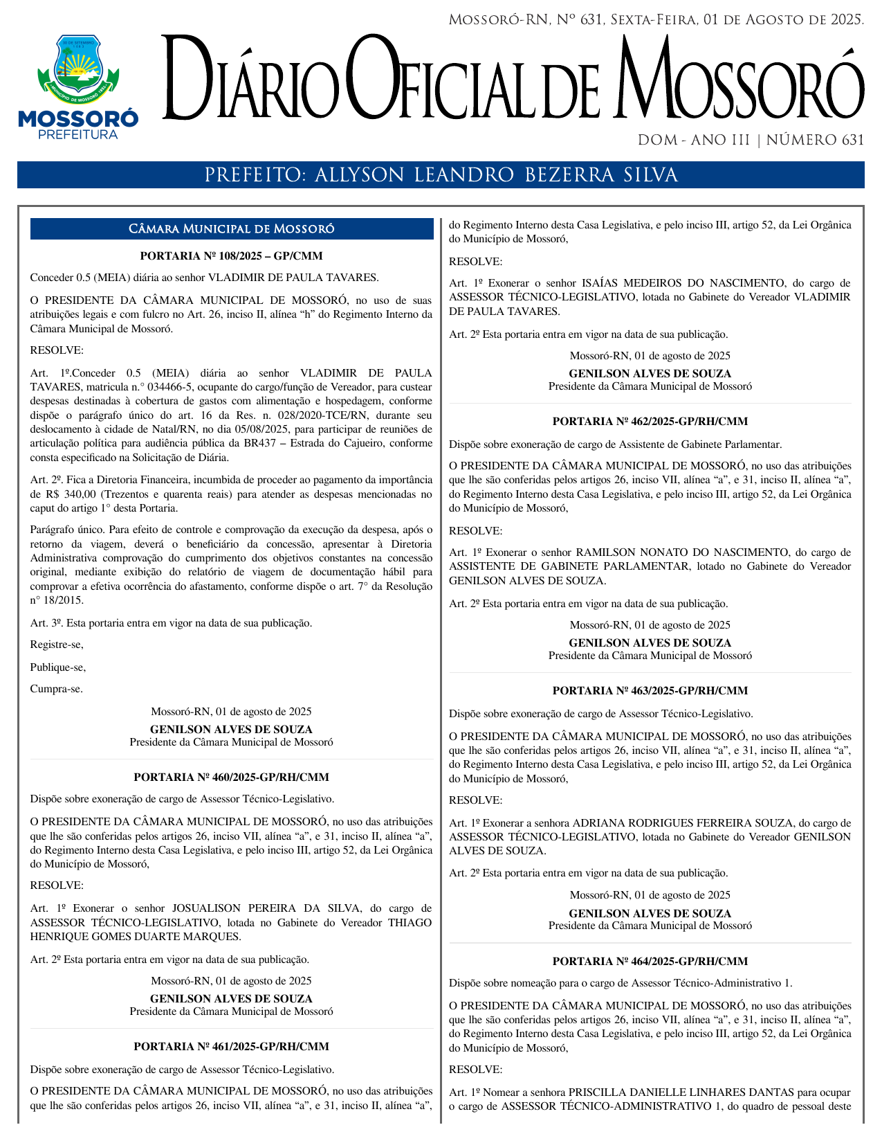 DOM Nº 631