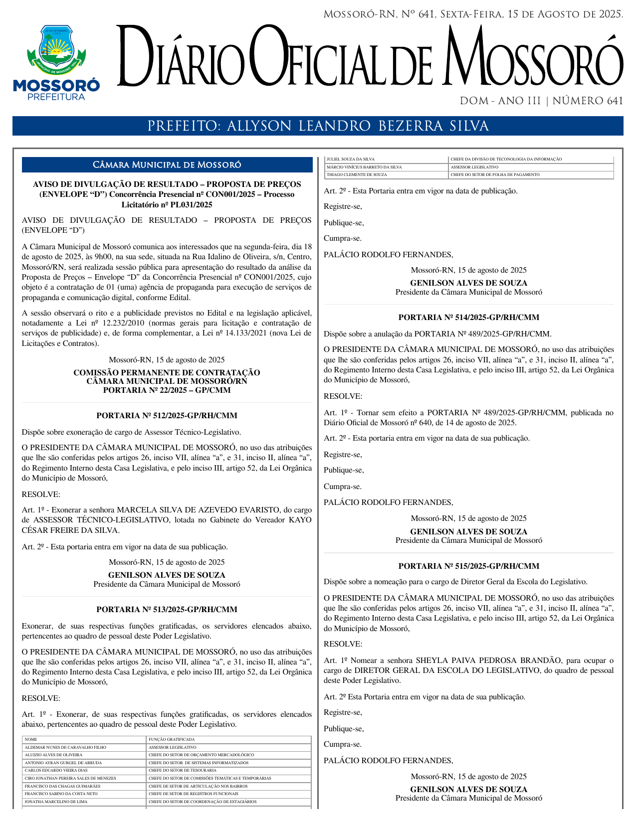 DOM Nº 641
