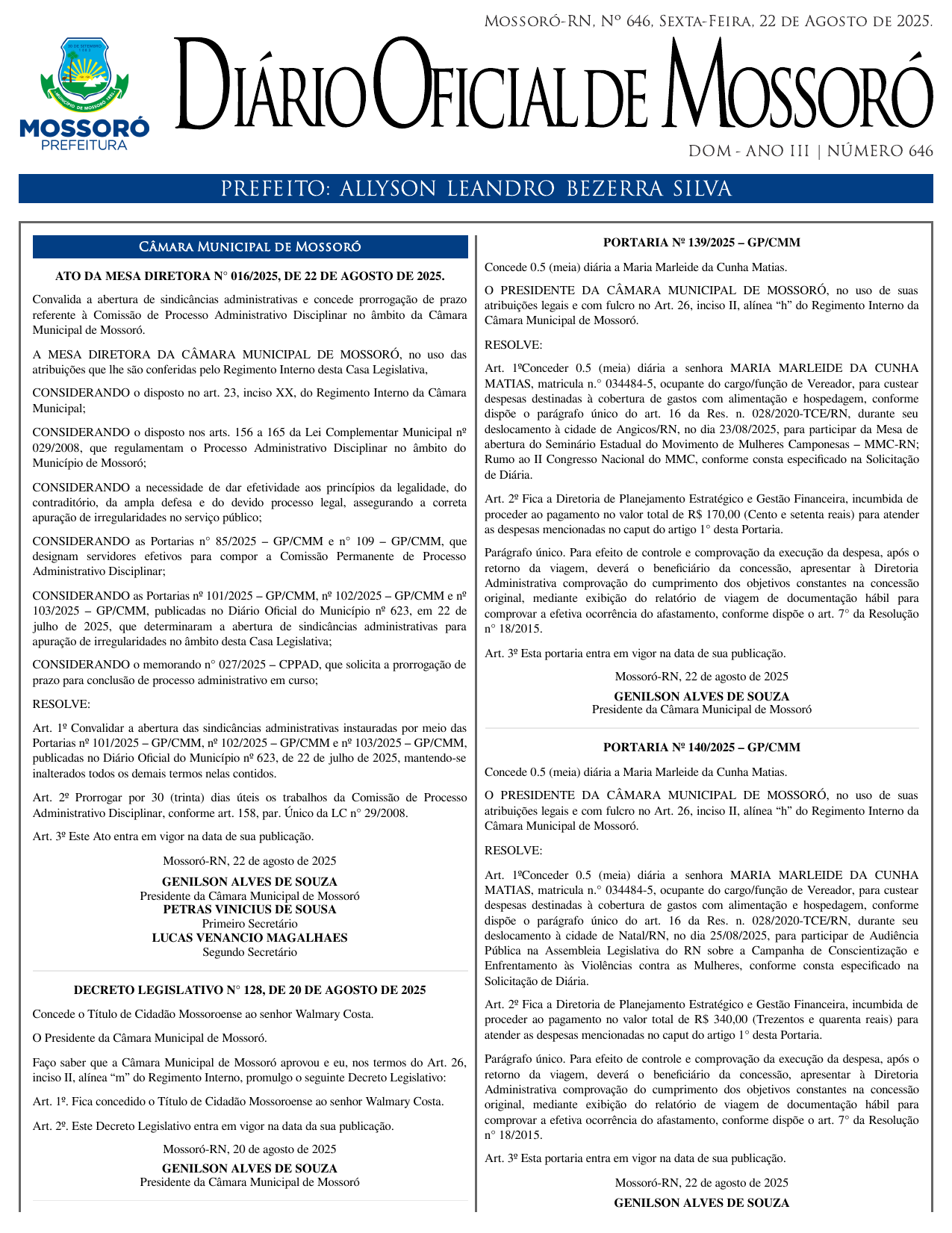 DOM Nº 646