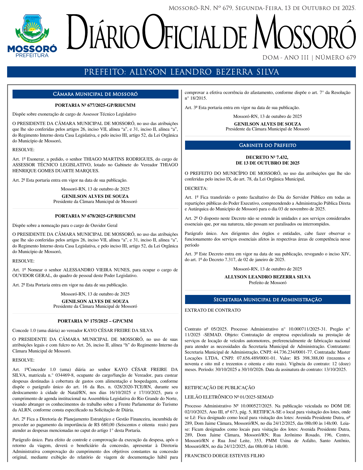 DOM Nº 679