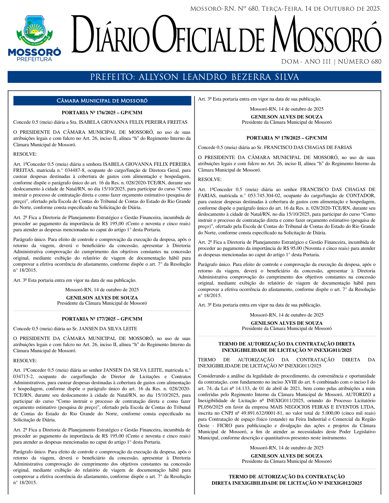 DOM Nº 680