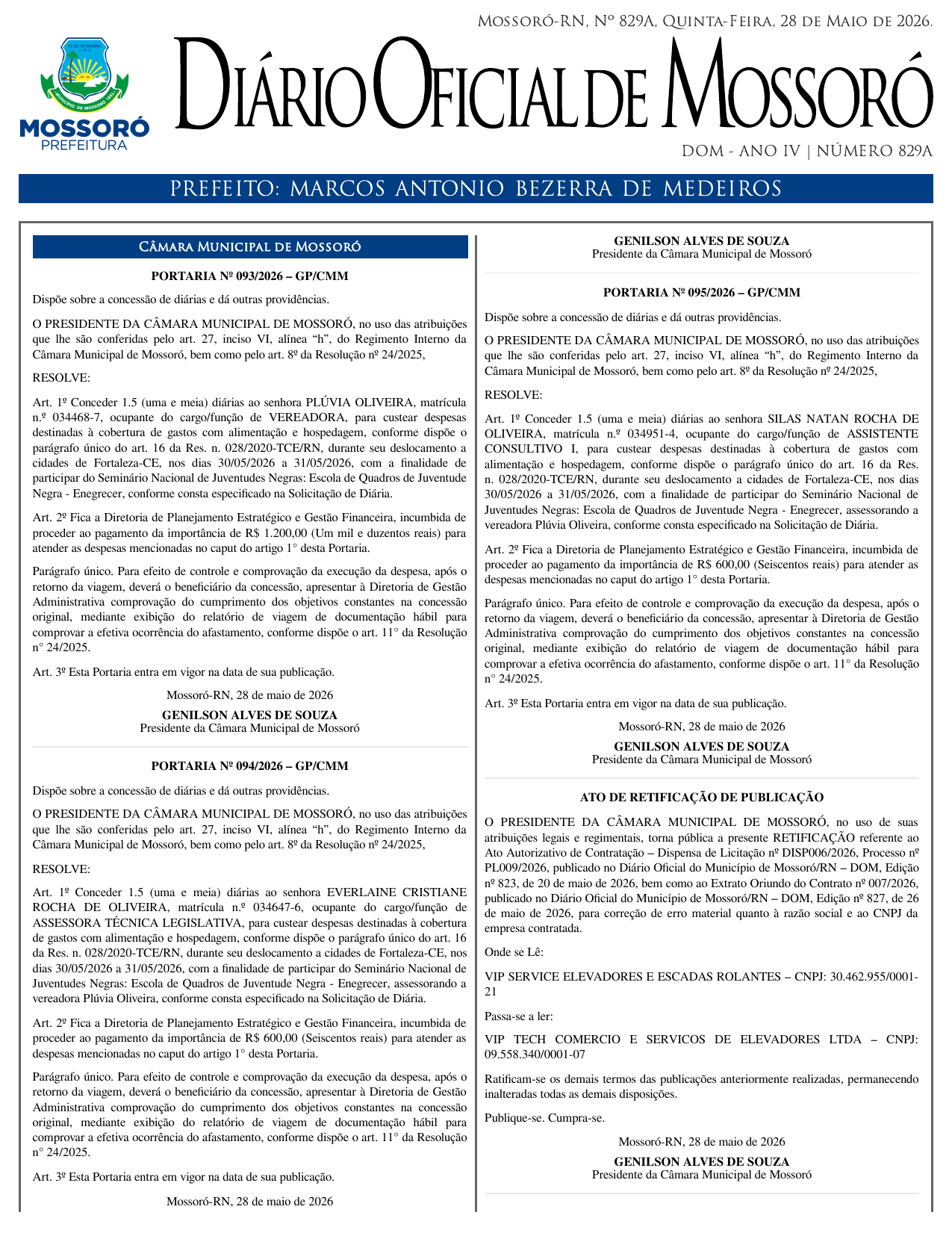 DOM Nº 829A
