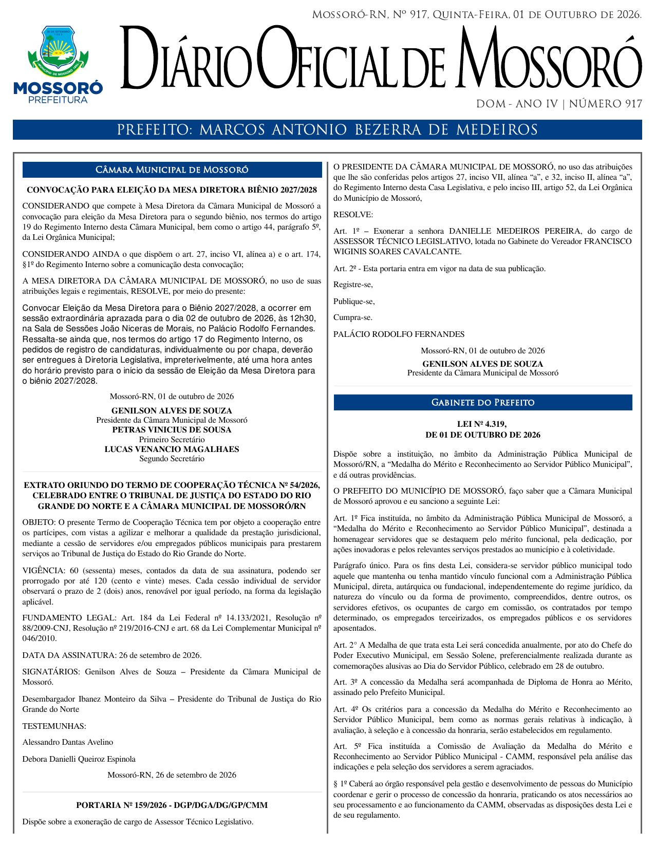 DOM Nº 917